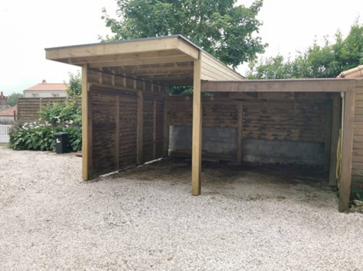 carport agrandissement bois voiture