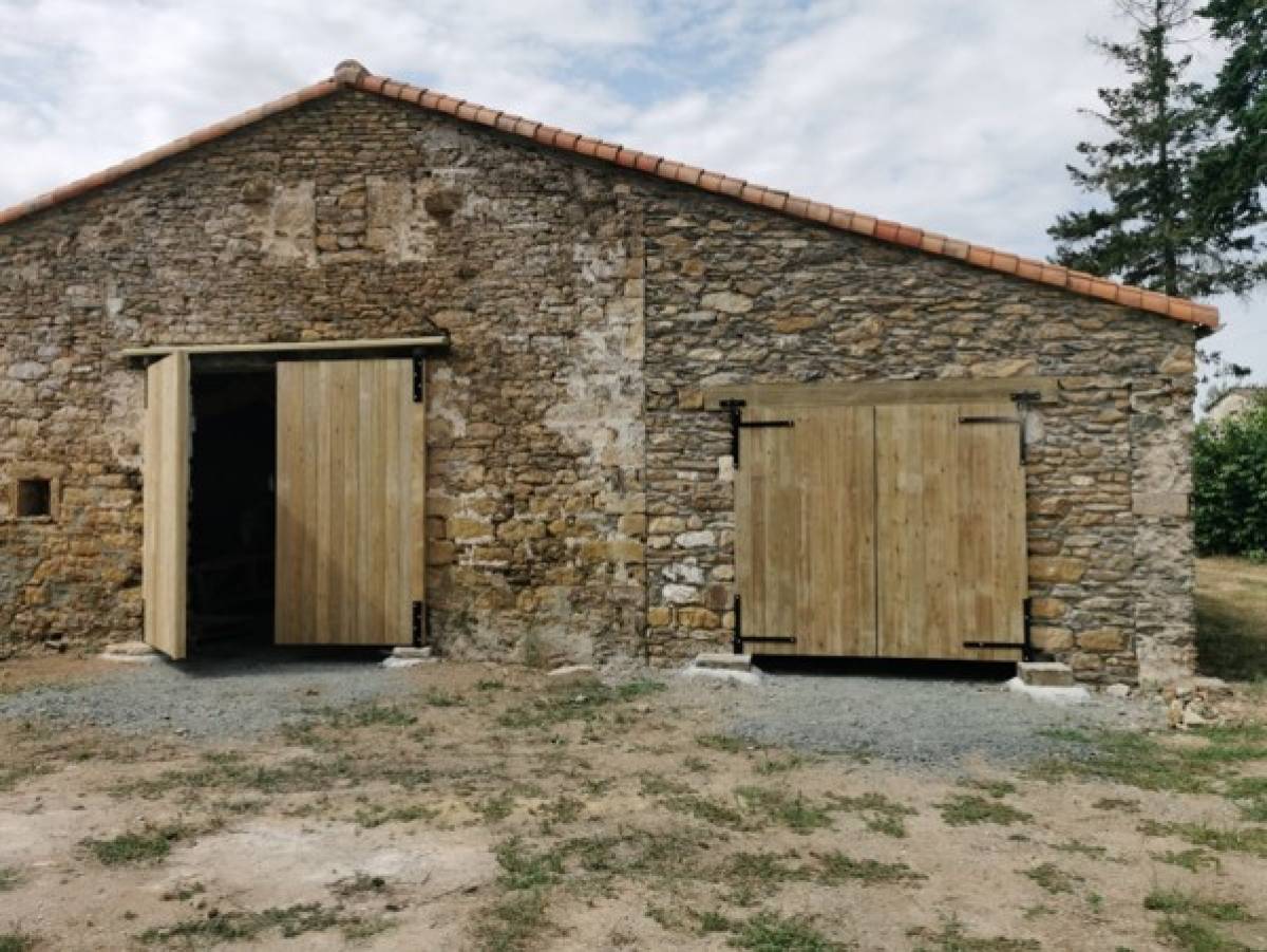 rsbois realisation porte grange vendée